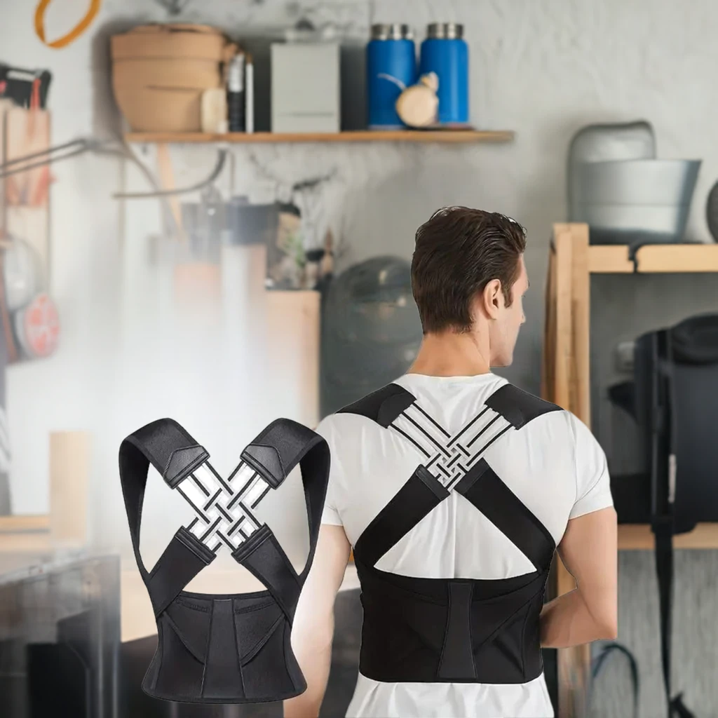 Adjustable Back Posture Corrector — Relieve pain & improve posture for men and w