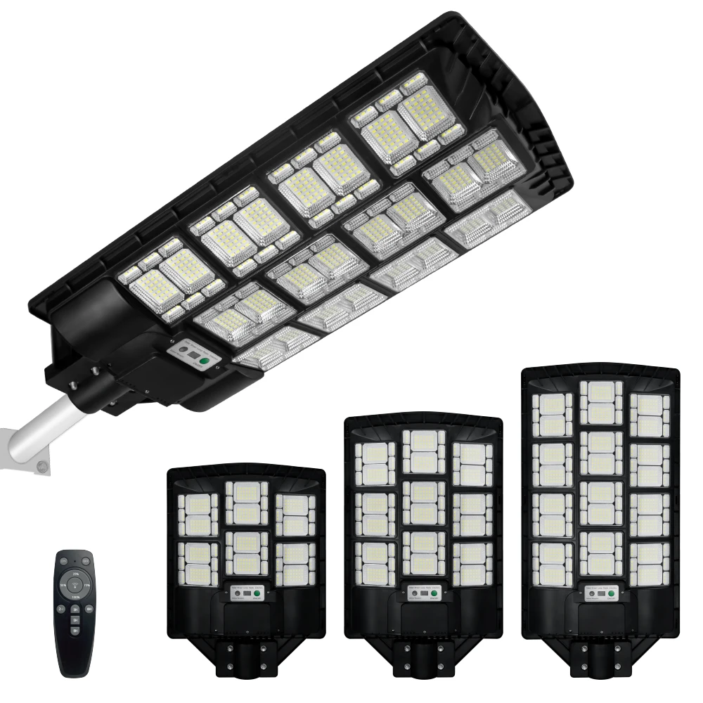 LED Solar Charging Integrated Street Lamps Battery Powered Waterproof Induction 